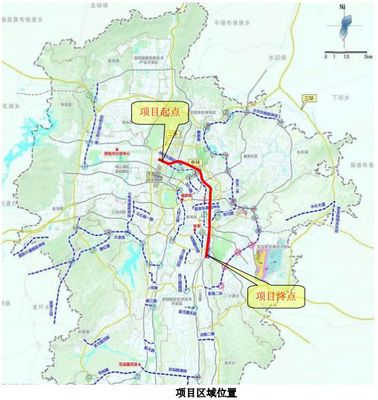 林城东路延伸段南明段连招两标!预计投入77.63亿元